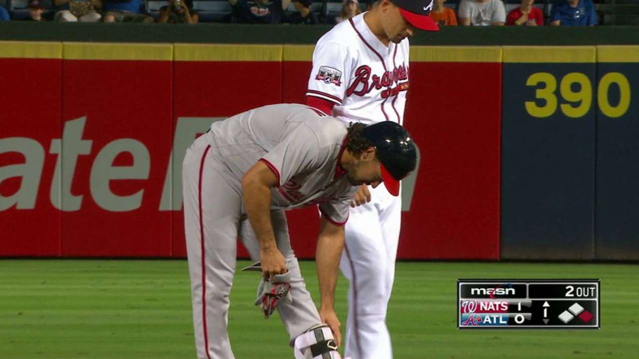 Nationals score two on an error