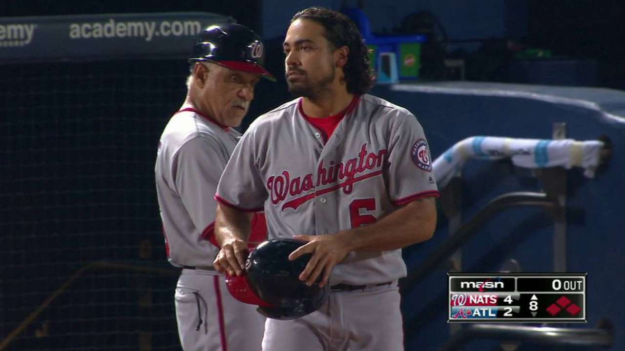 Rendon gets hit, brings home one