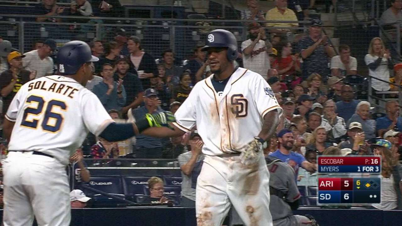 Jackson scores on a passed ball