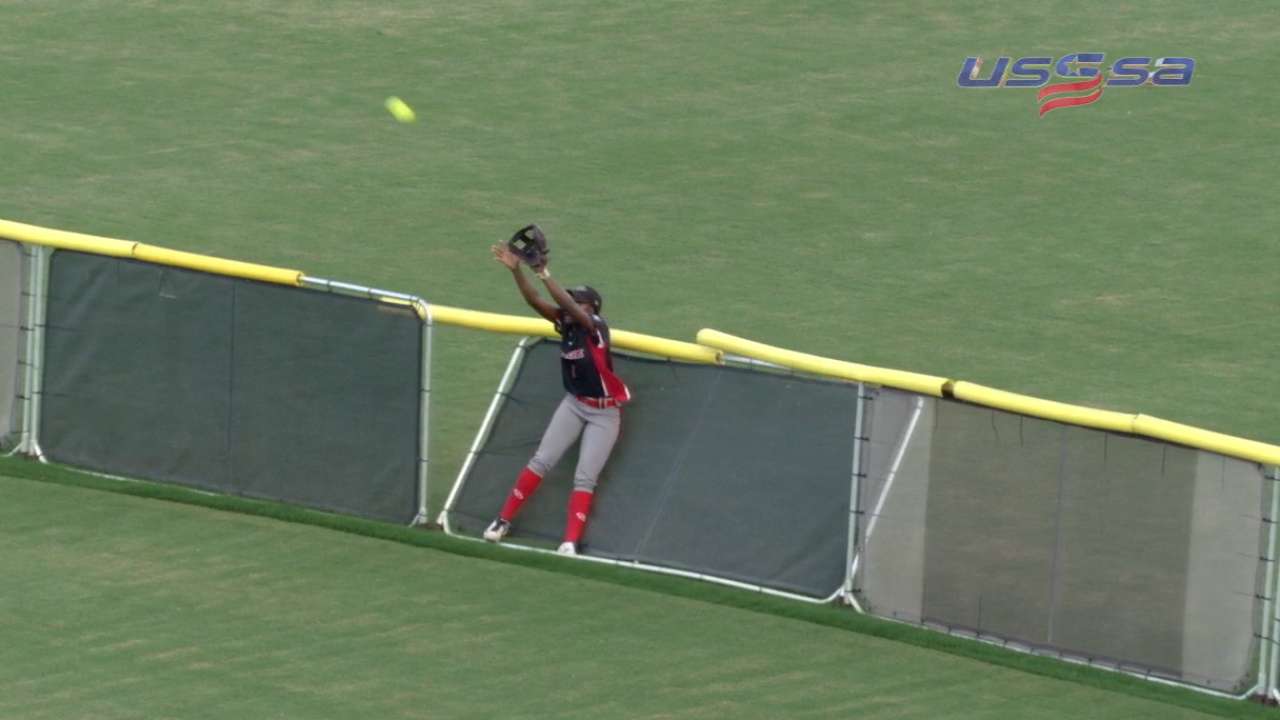 Andrews' wall-breaking catch