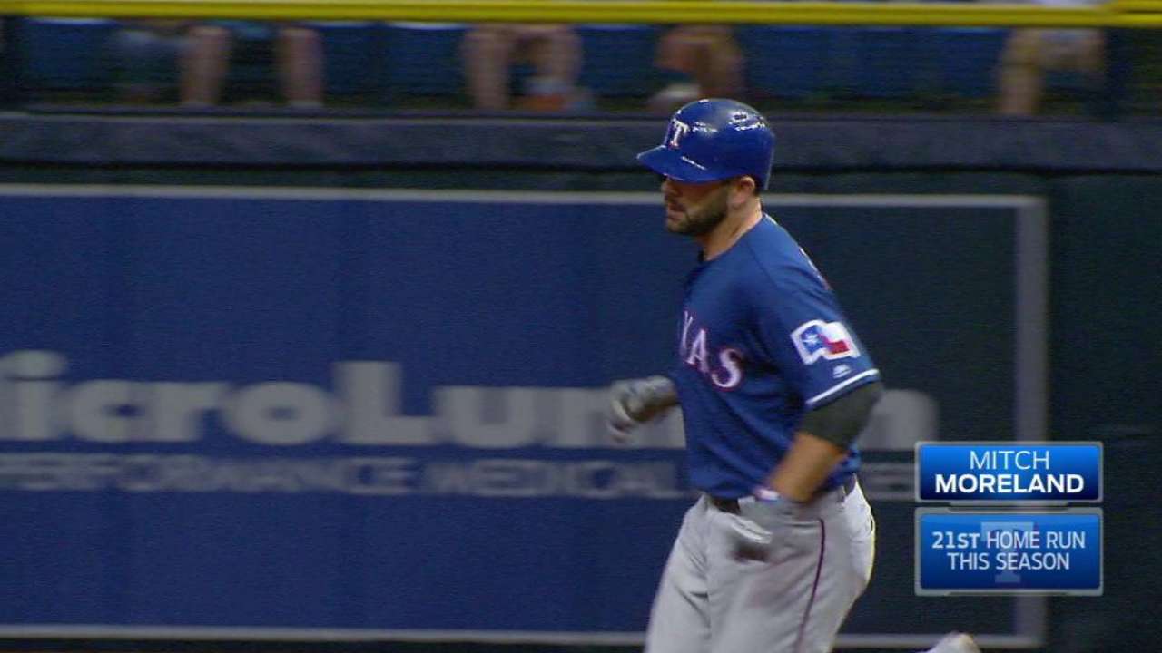 Moreland's solo home run