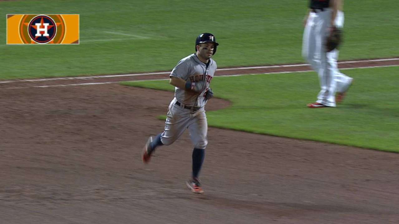 Altuve crushes 20th homer