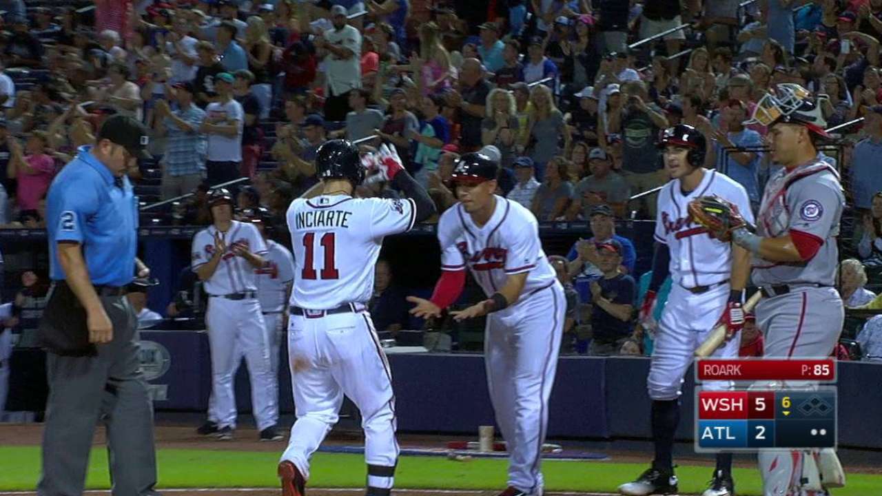 Inciarte's two-run homer