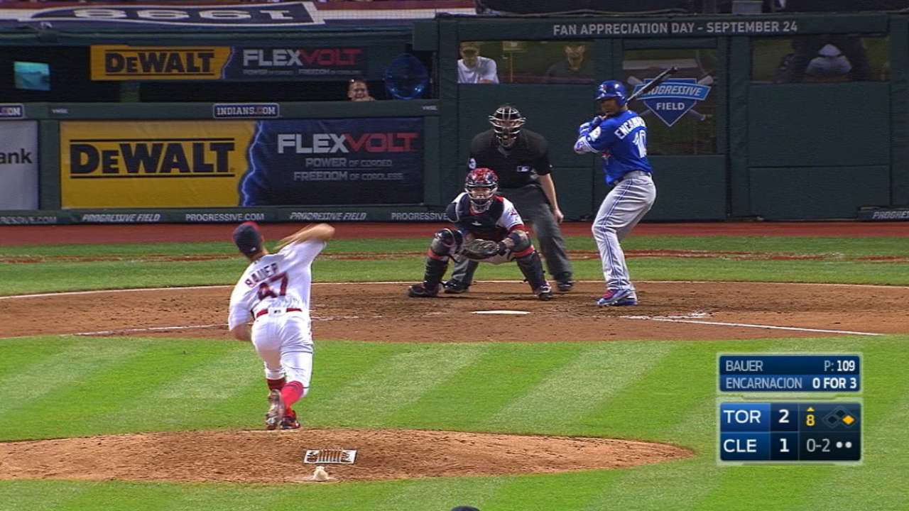 Bauer's 13 Ks in 13 seconds
