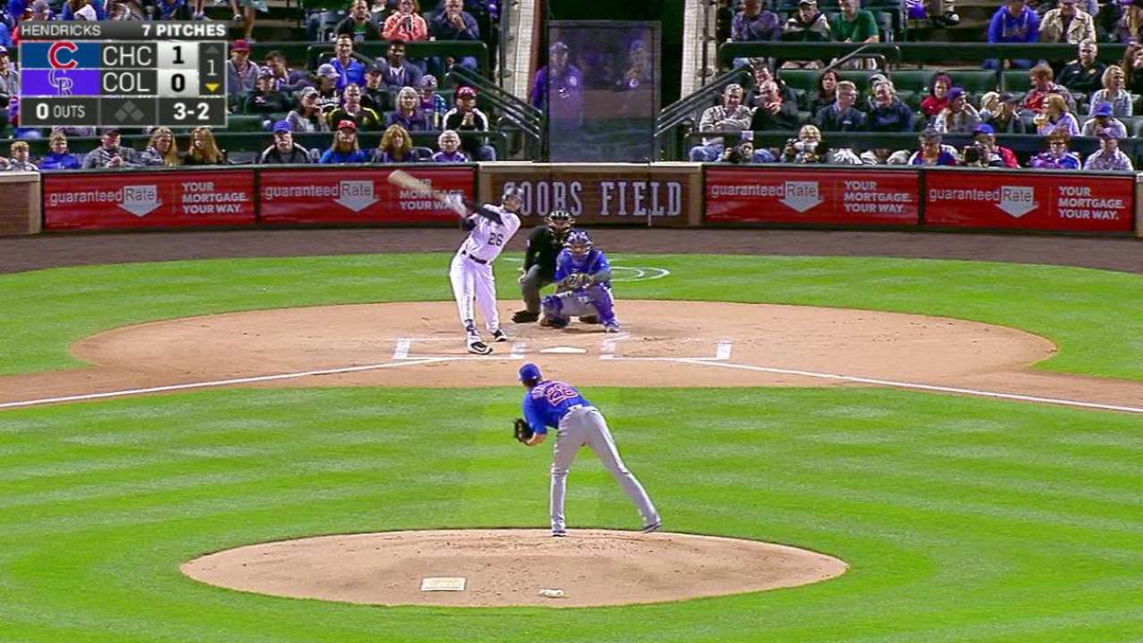 Dahl's solo home run