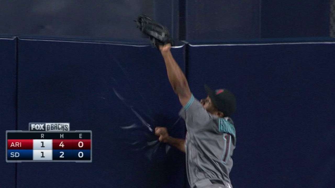 Bourn's spectacular catch