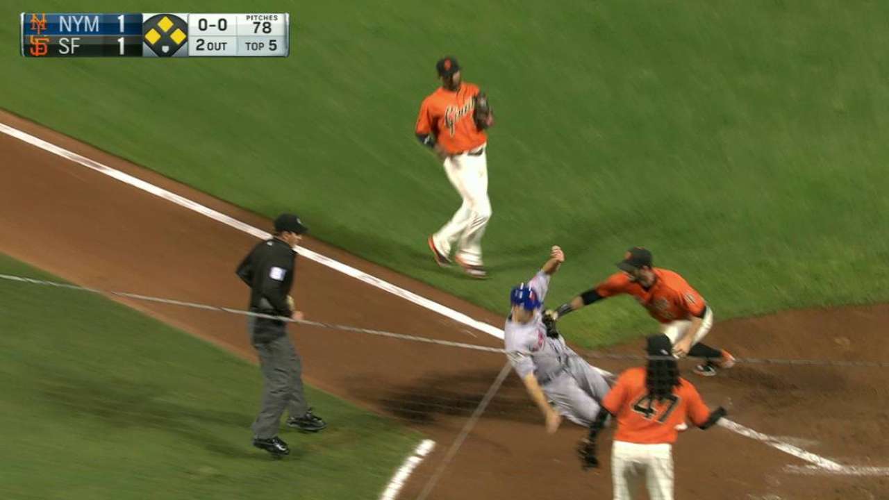 Giants relay nails Lugo at home