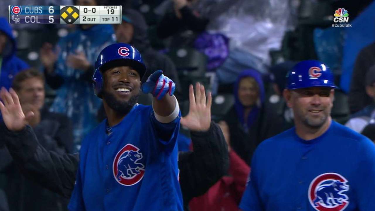 Cubs' streak ends despite Fowler's feats