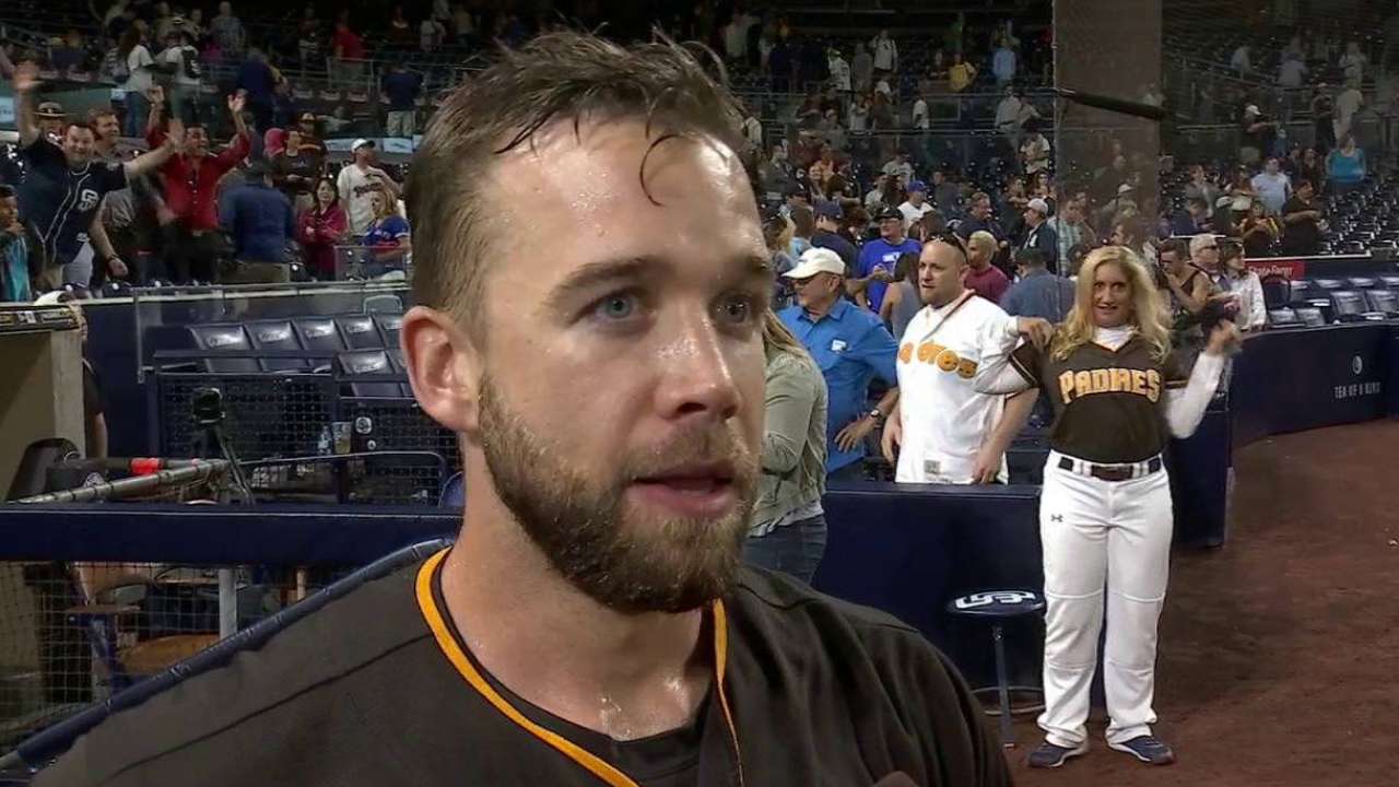 Schimpf discusses walk-off homer