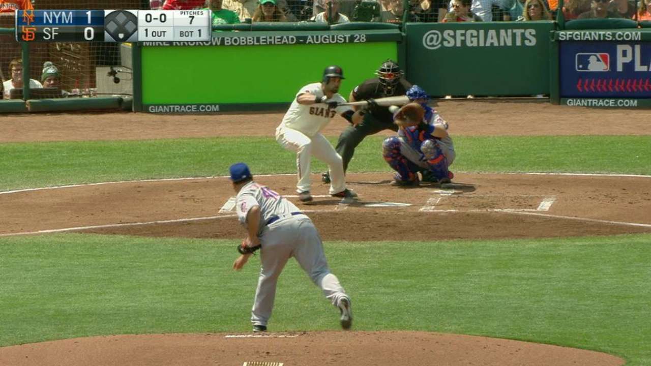 Pagan's single extends streak