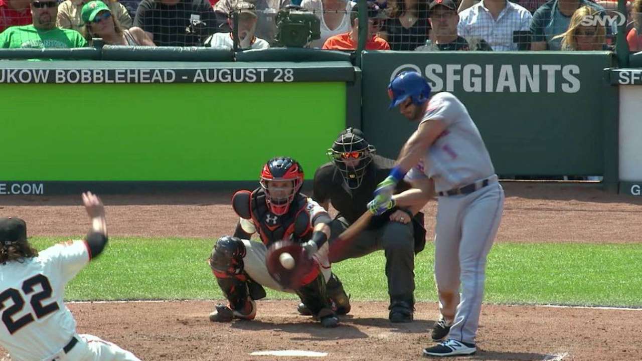 Ruggiano's RBI single to left