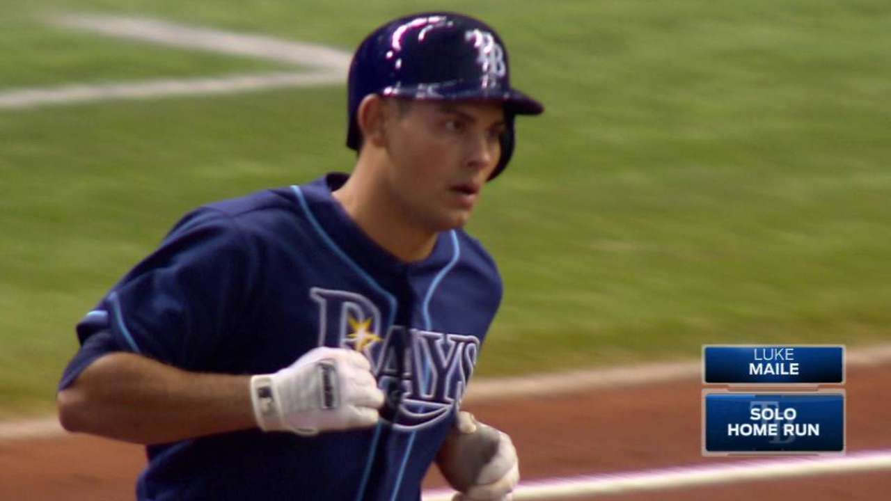 Maile's first career home run