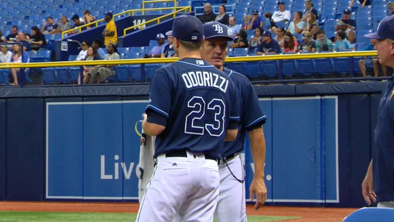 Odorizzi deals for Rays in win against Texas