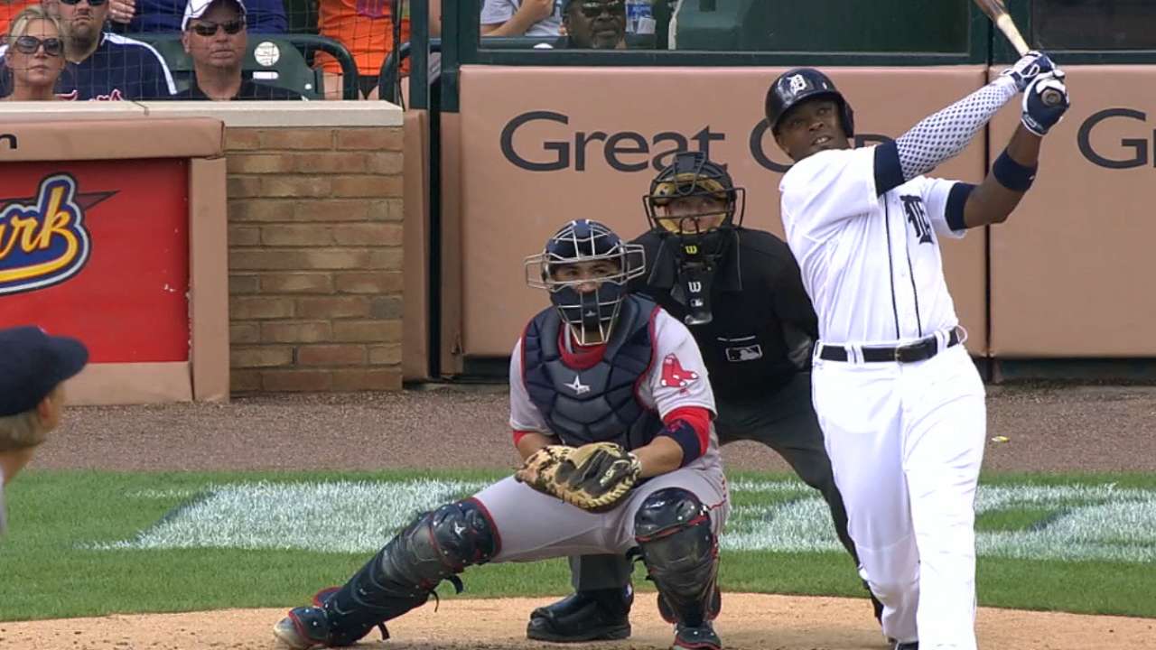 J-Up (two 3-run HRs), Tigers thump Red Sox