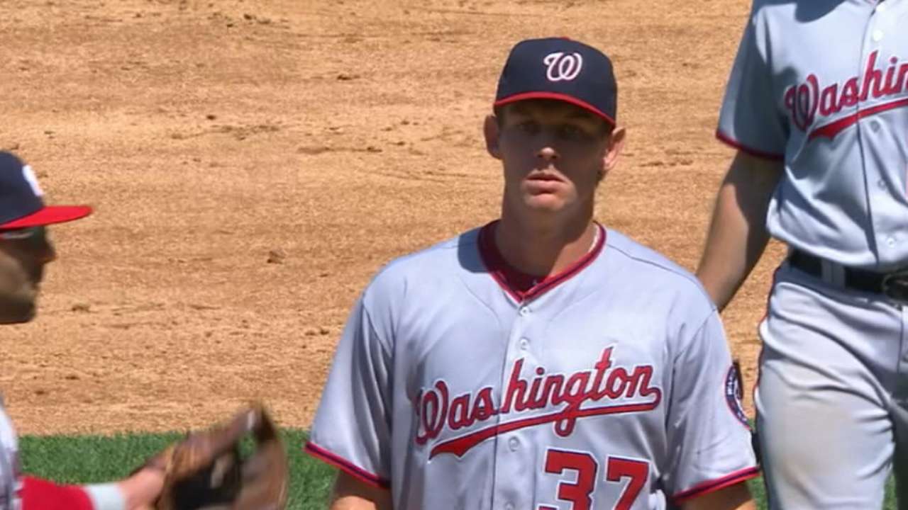 Strasburg placed on 15-day DL