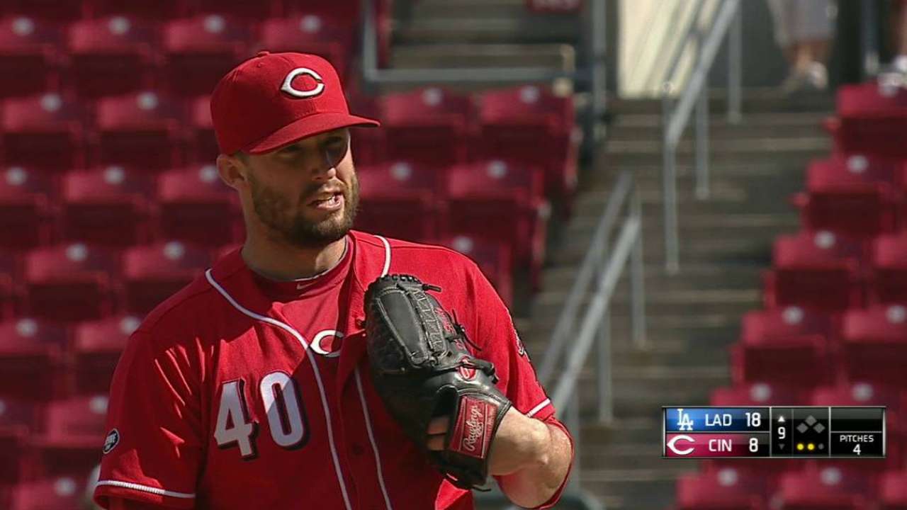 Outfielder Holt pitches in 9th