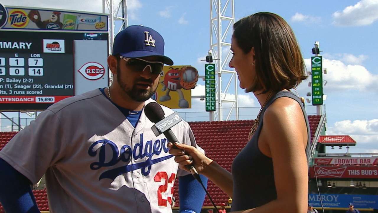 Gonzalez on huge game vs. Reds