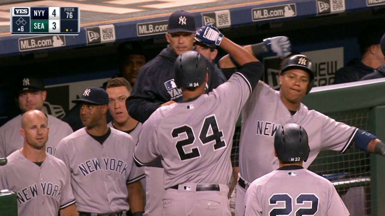 Sanchez's two-run blast