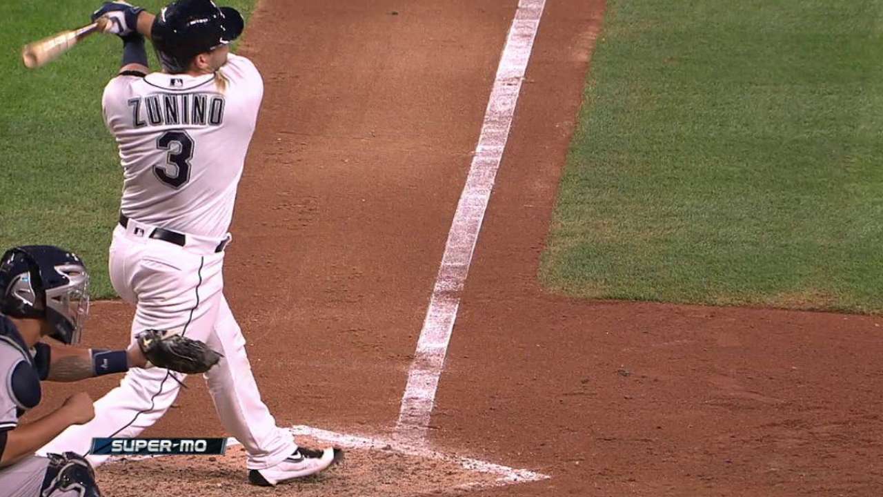 Zunino's big three-run homer