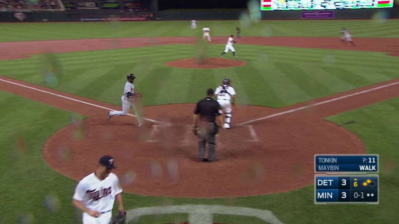 Maybin's two-run single