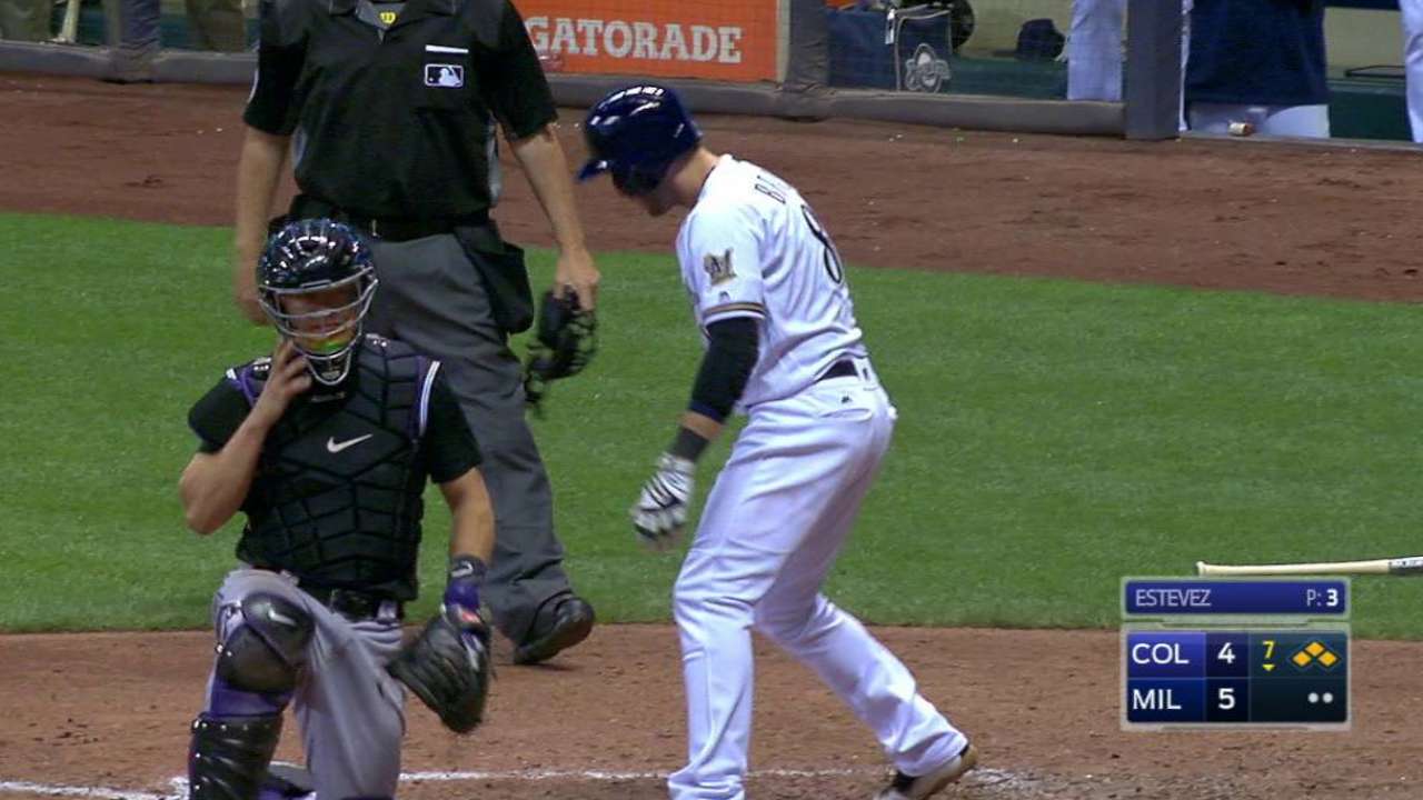 Perez's triple leads Crew to series W over Rox