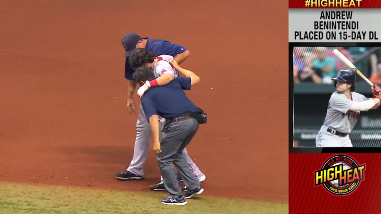 Lovullo on Benintendi's injury