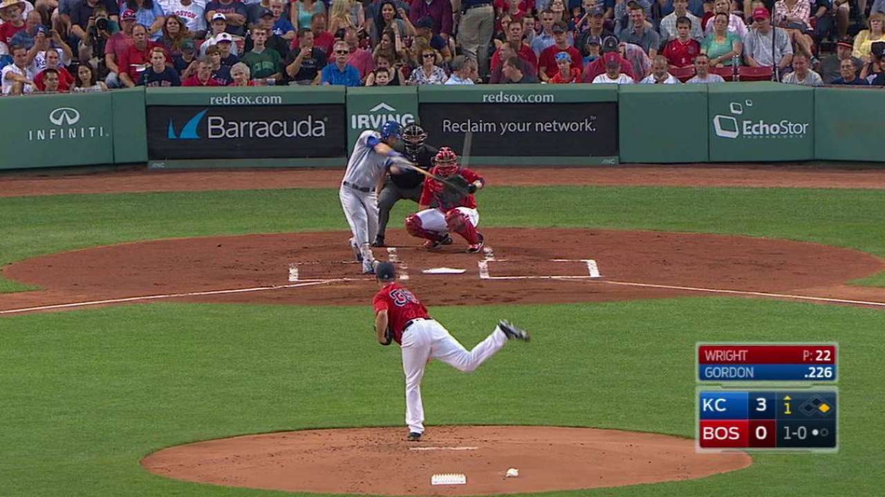 Gordon's two-run homer