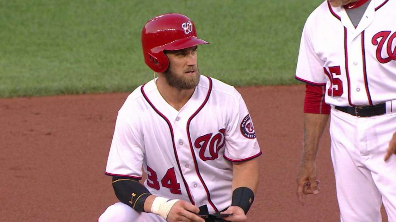 Harper doubles after review