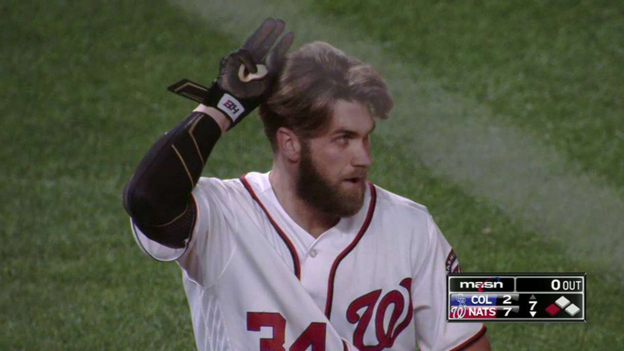 Harper's two-run triple