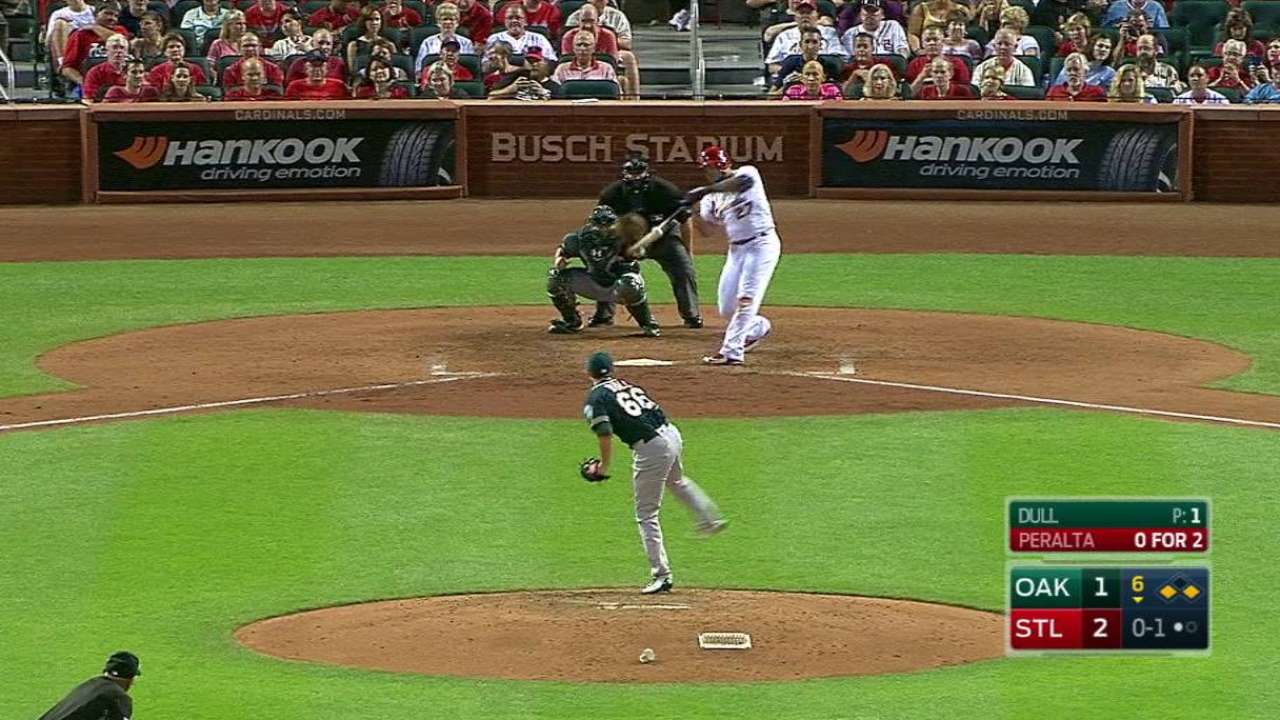 Peralta's sacrifice fly