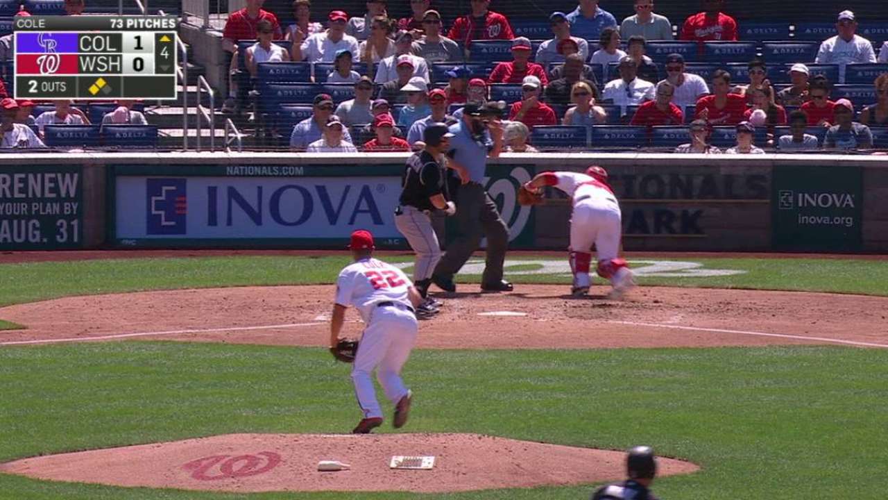 Arenado crosses the dish