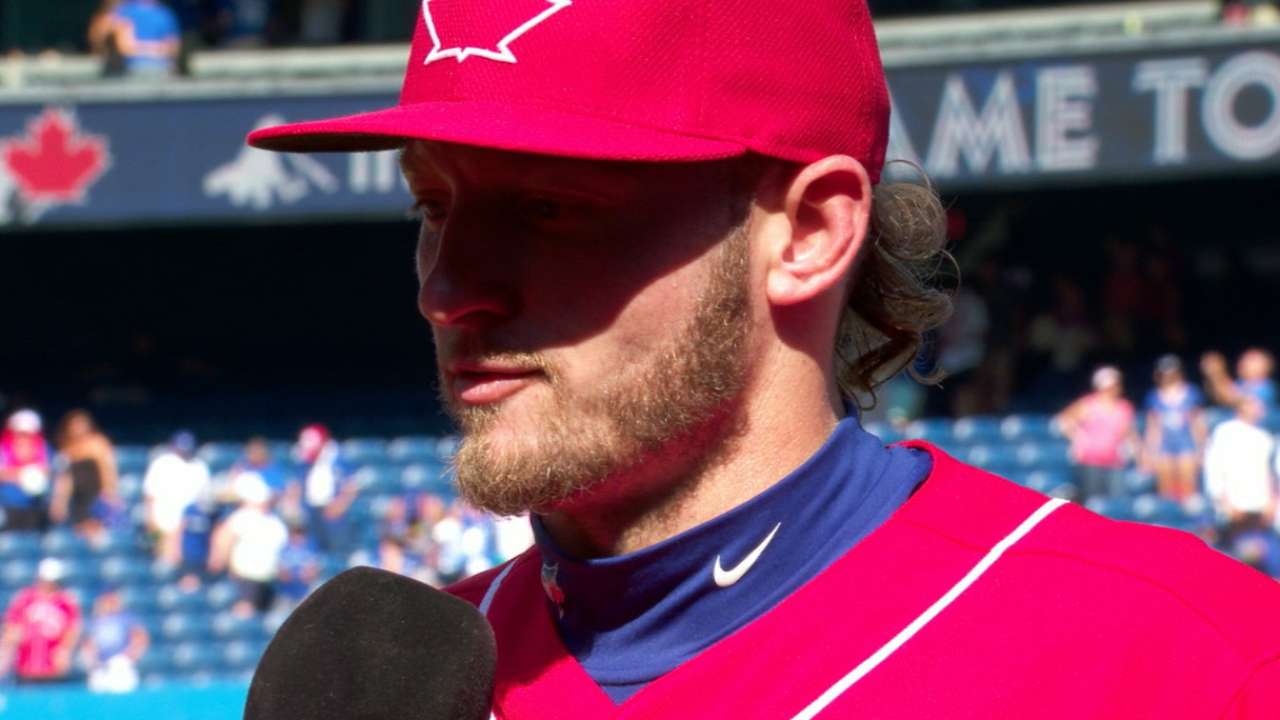 Donaldson on three-homer game