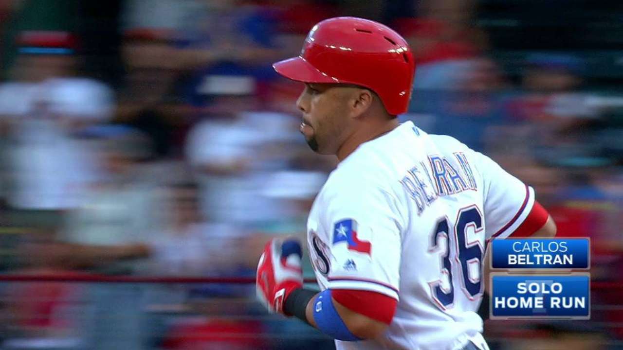 Beltran breaks out of slump vs. Mariners