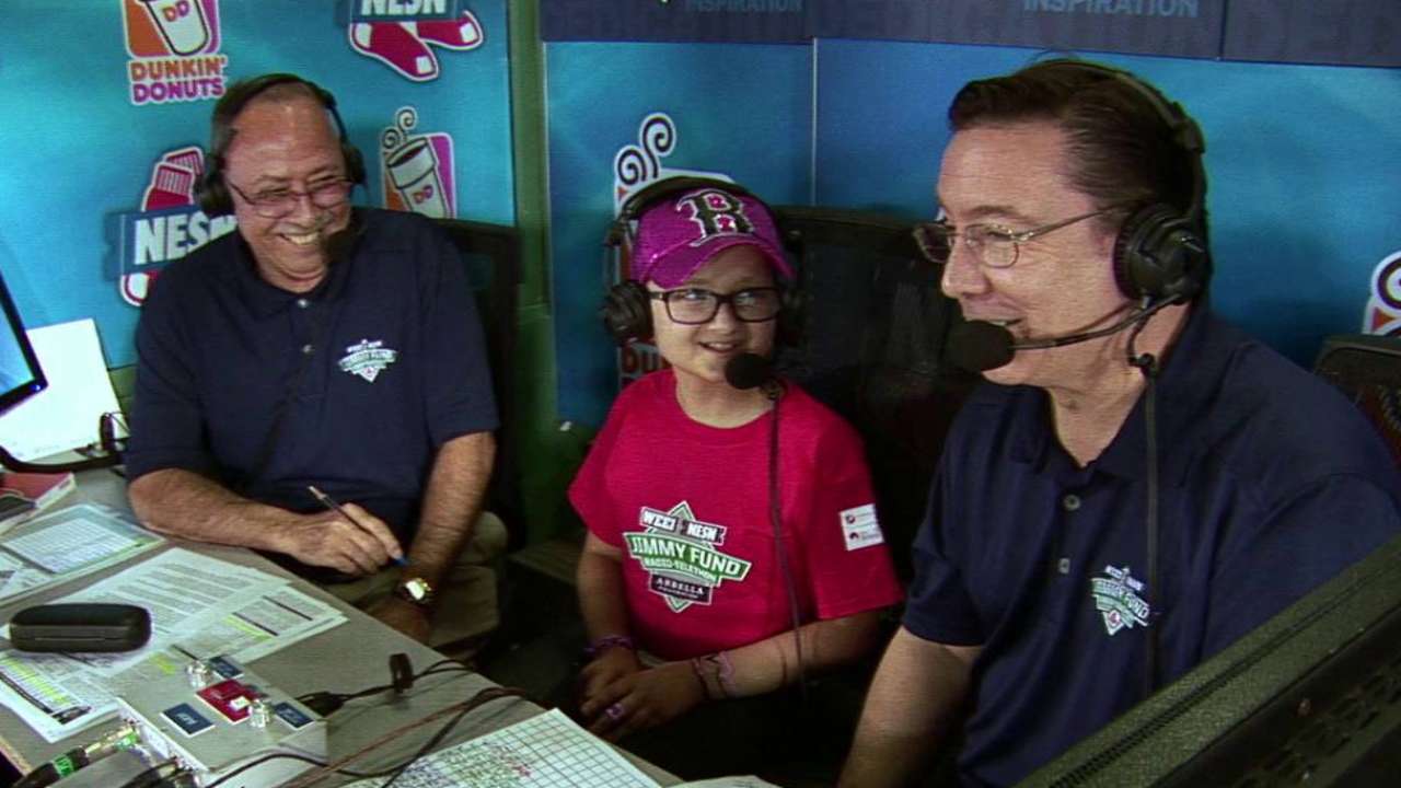 Young fan on cancer treatment