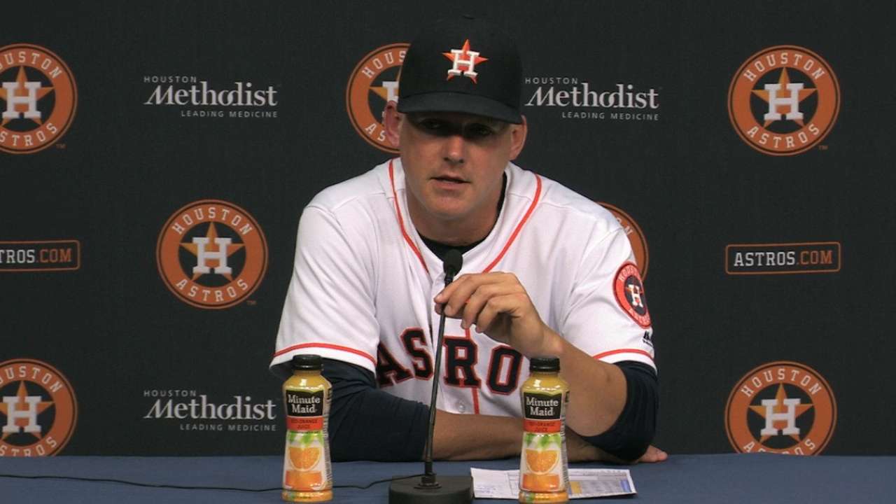 Hinch on shutout of A's