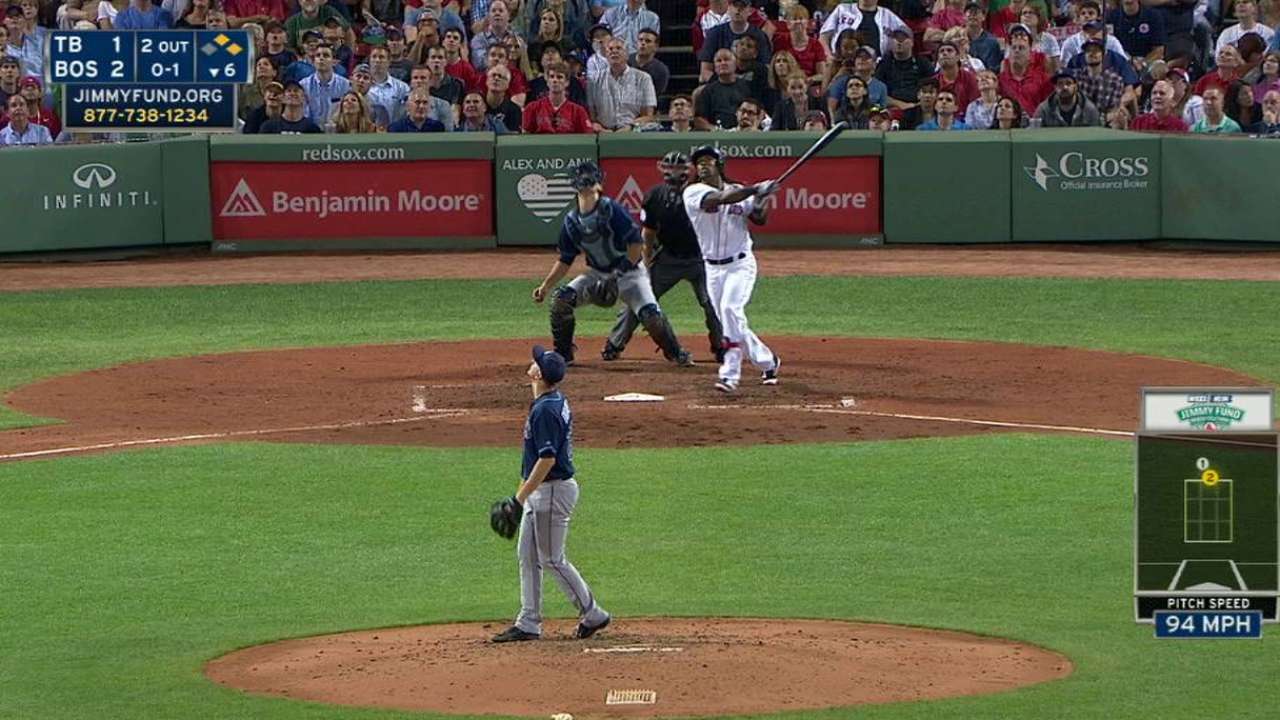 Hanley's bloop RBI single