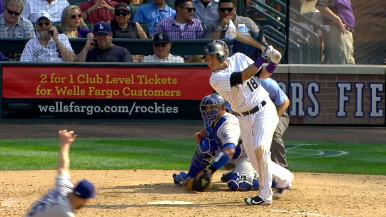 Rockies abren doble jornada blanqueando a Dodgers