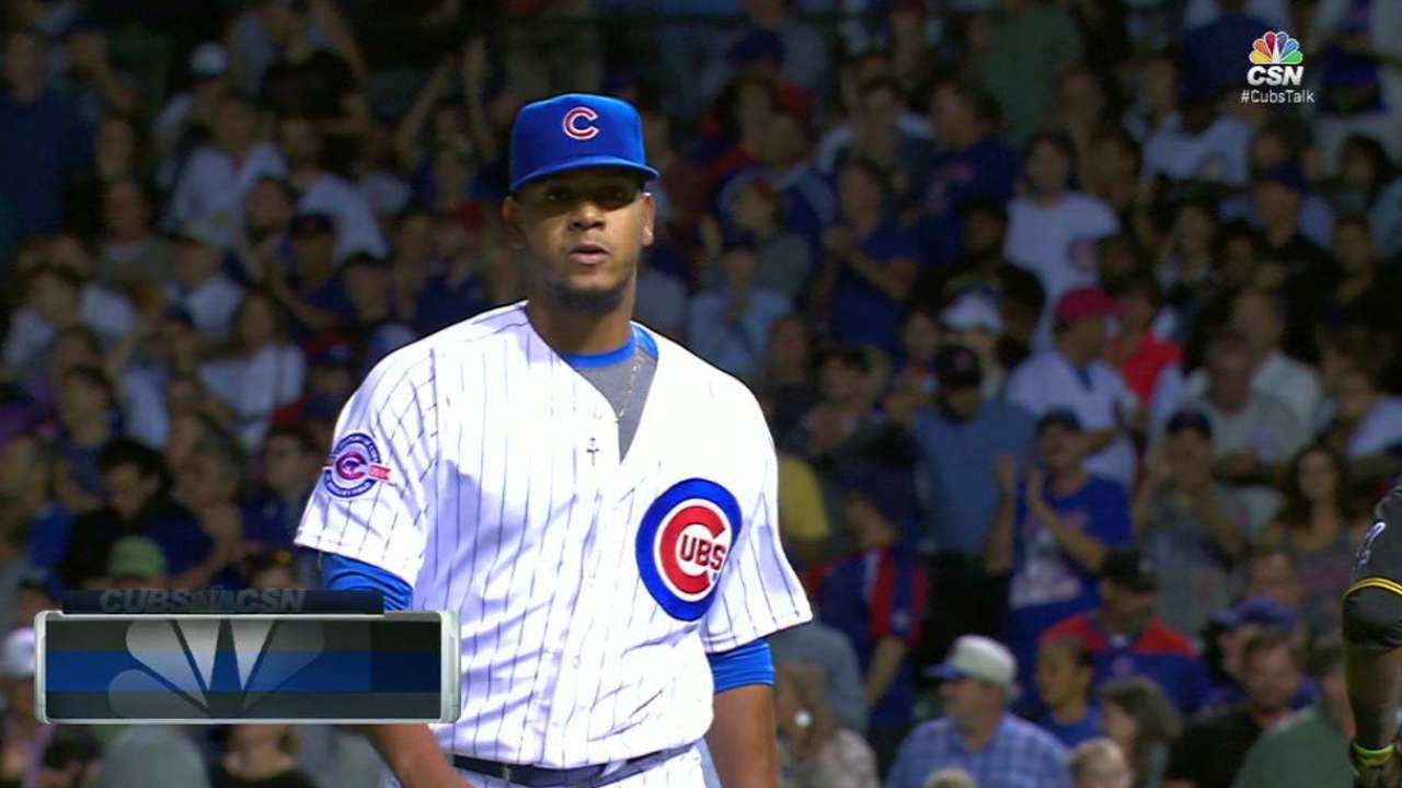 Pena avoids trouble in the 8th
