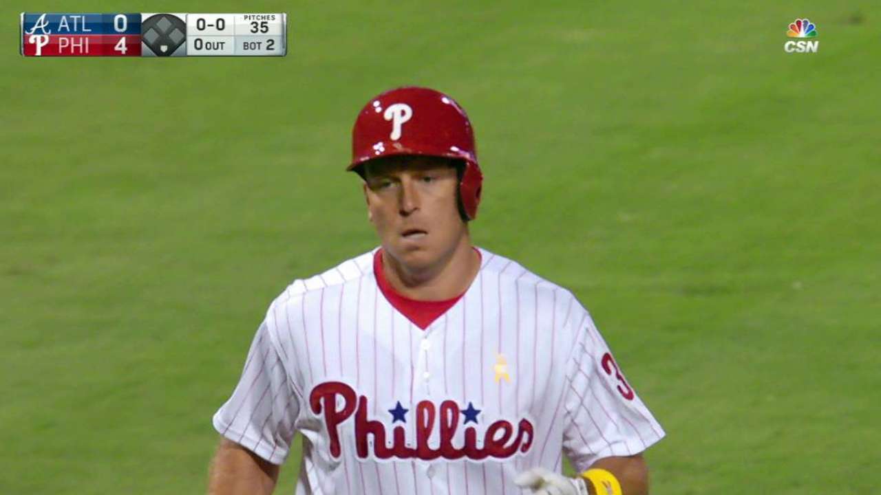 Ellis, Phillies can't rally past Braves