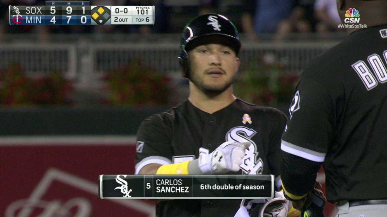 Sanchez's RBI double