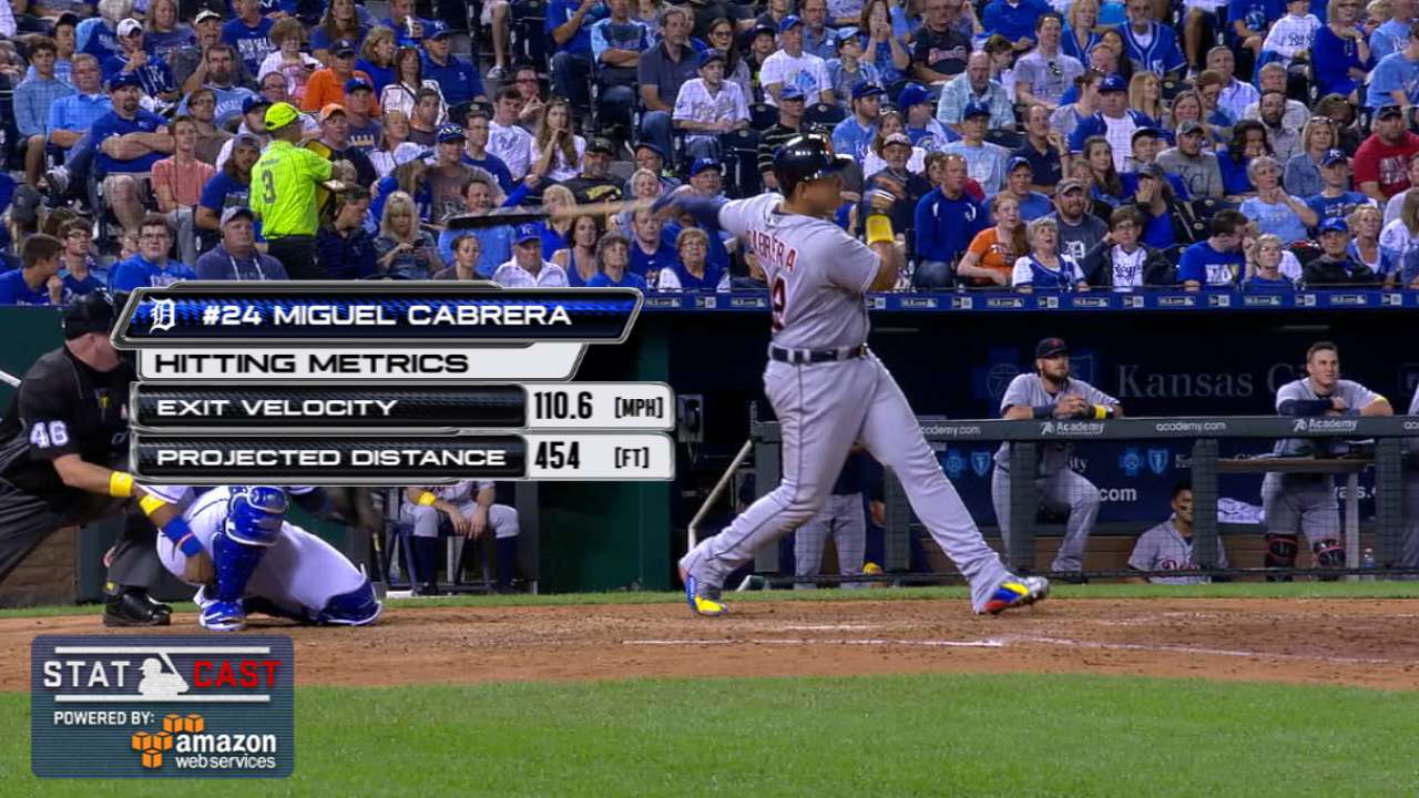 Statcast: Cabrera's 454-footer