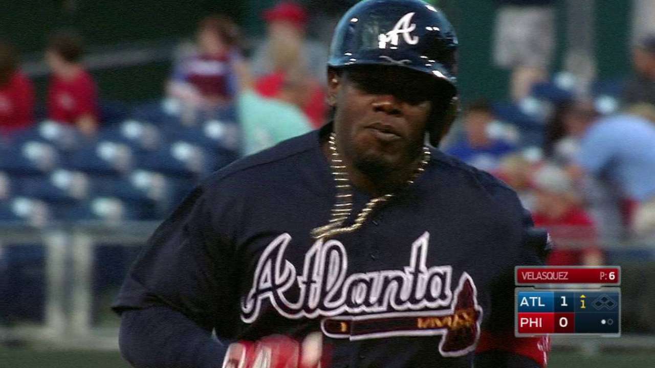 Garcia's solo home run