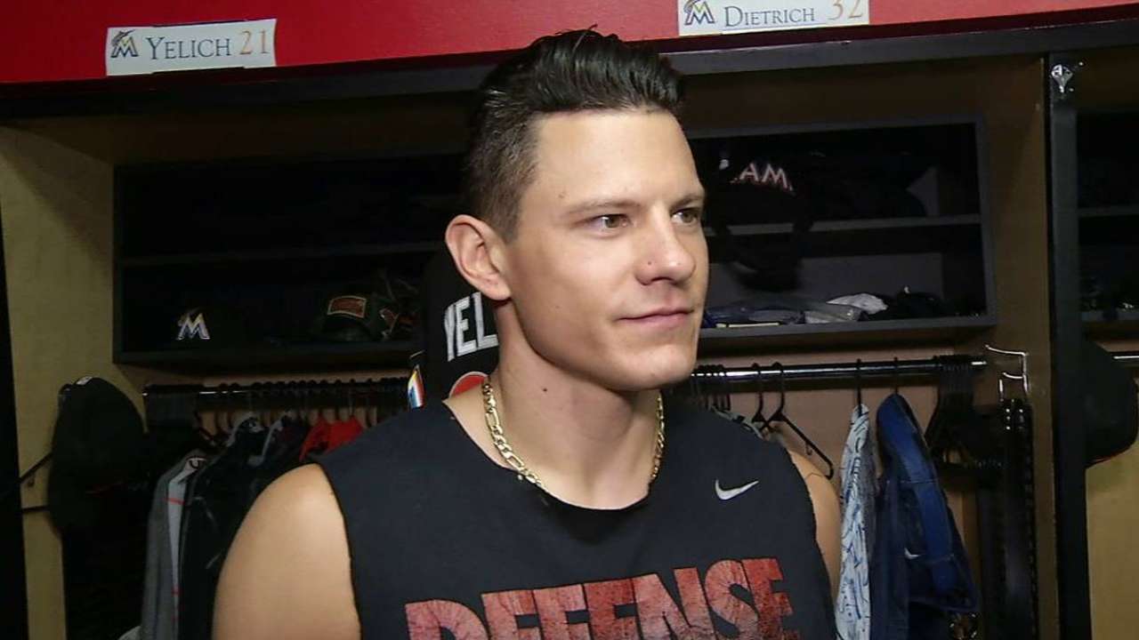 Marlins activate Dietrich from disabled list