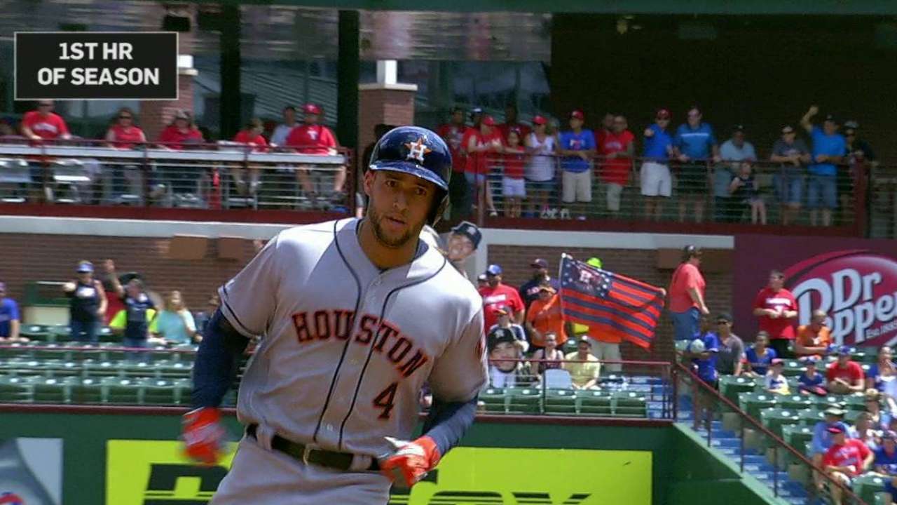 Springer's leadoff homer