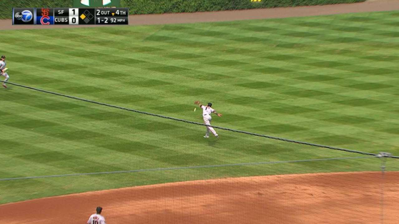 Heyward's RBI single
