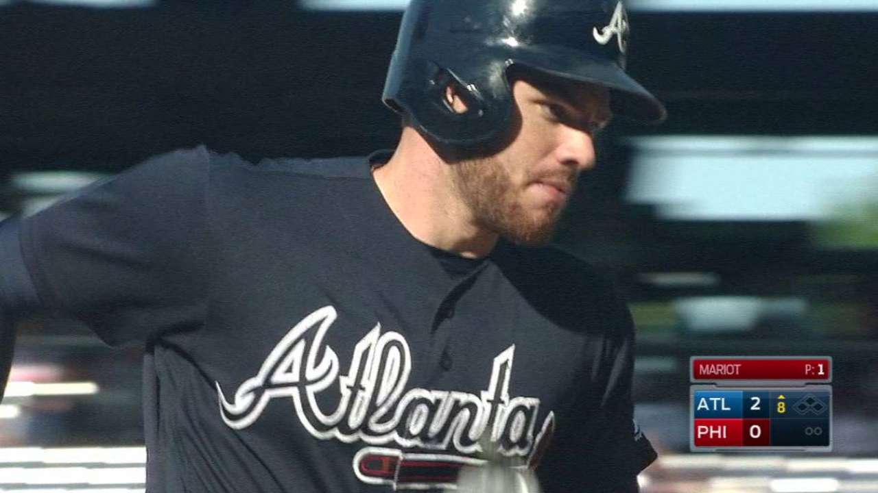 Streaking Freeman named NL Player of Week