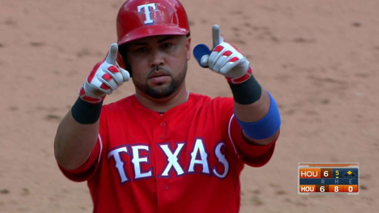 Beltran's RBI double