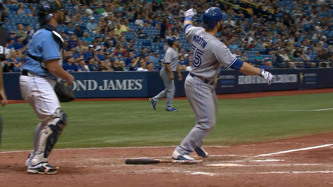 Martin takes advantage of green light for big HR