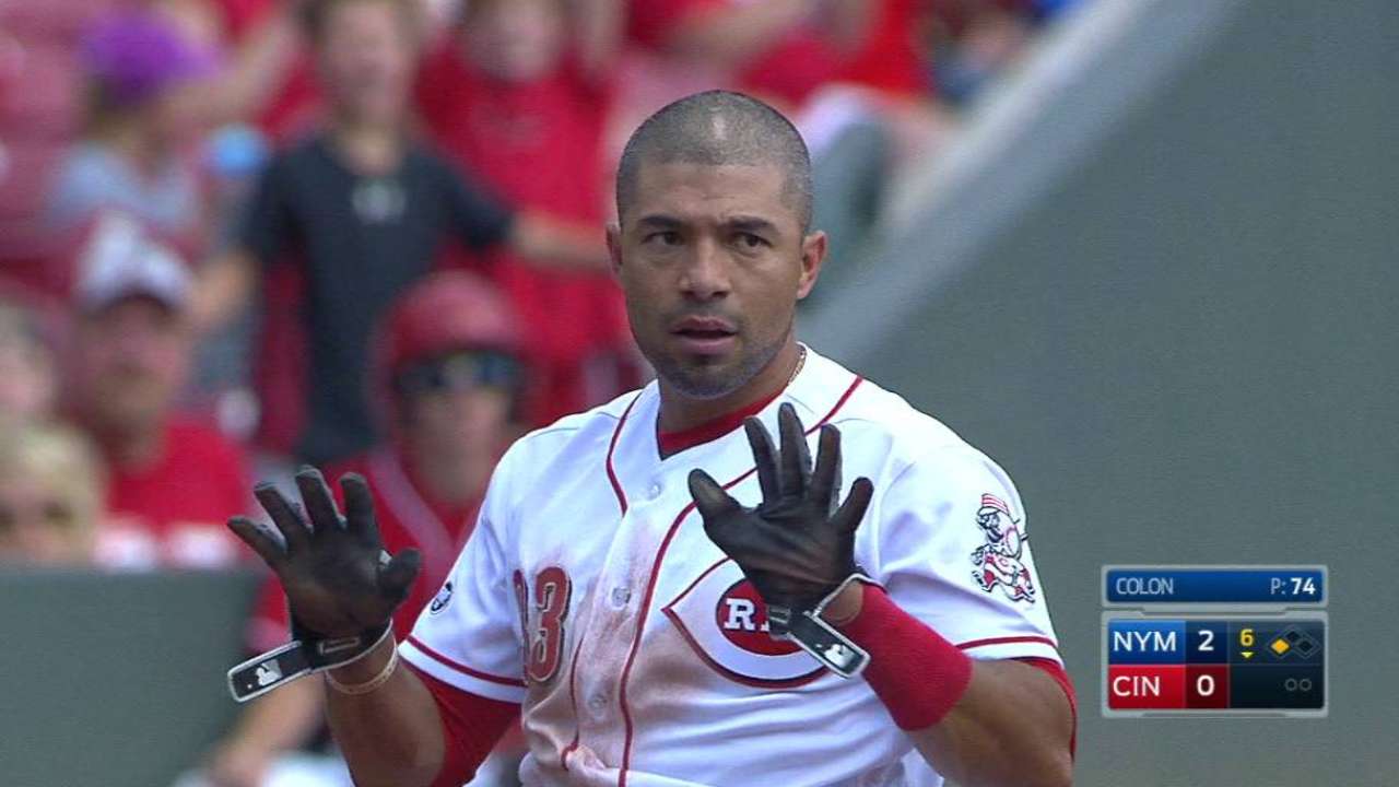 Iribarren's first career triple