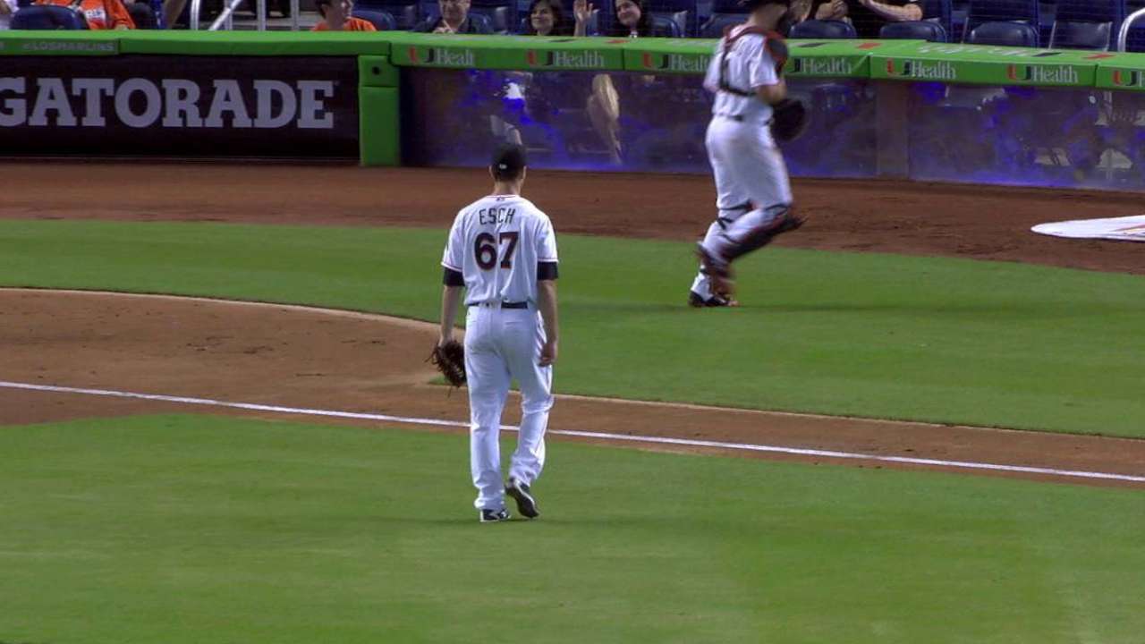 Esch strikes out Galvis